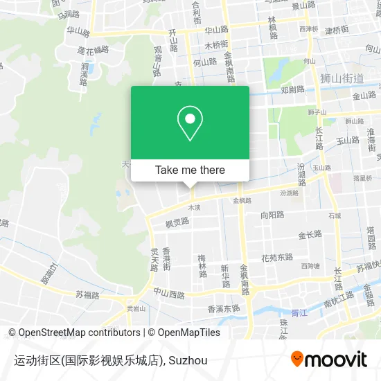 运动街区(国际影视娱乐城店) map