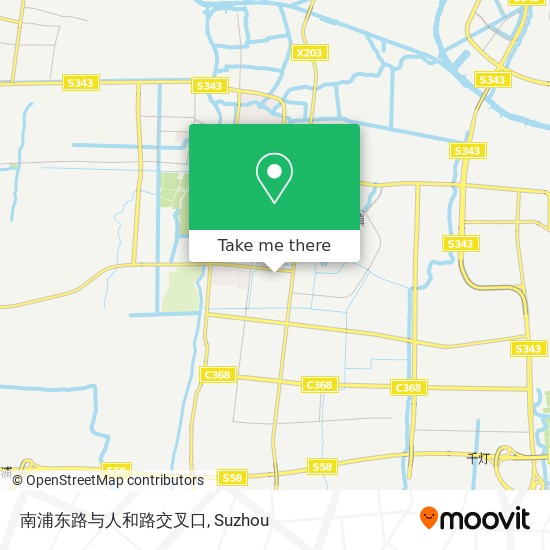 南浦东路与人和路交叉口 map