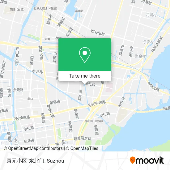 康元小区-东北门 map