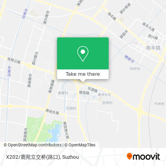 X202/鹿苑立交桥(路口) map