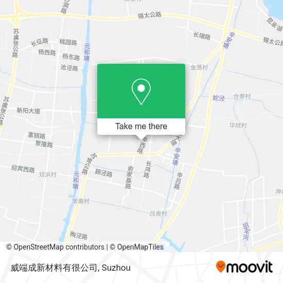 威端成新材料有很公司 map