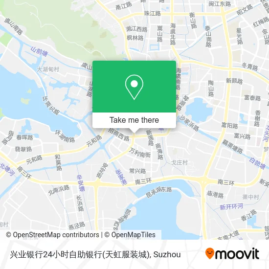 兴业银行24小时自助银行(天虹服装城) map