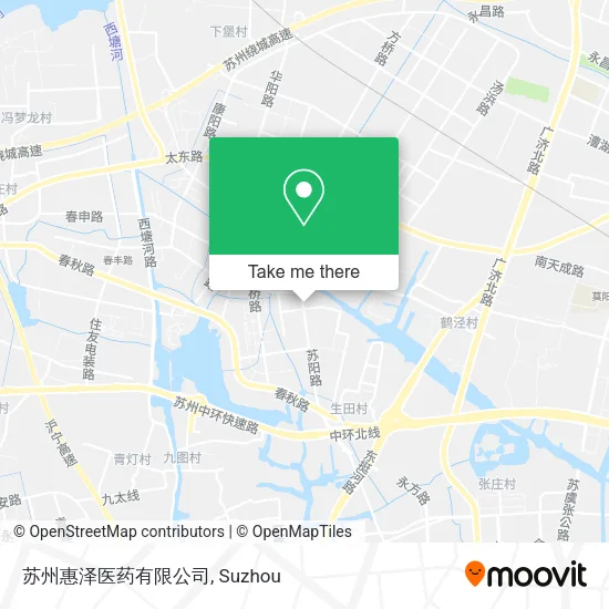 苏州惠泽医药有限公司 map
