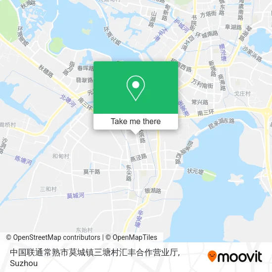 中国联通常熟市莫城镇三塘村汇丰合作营业厅 map