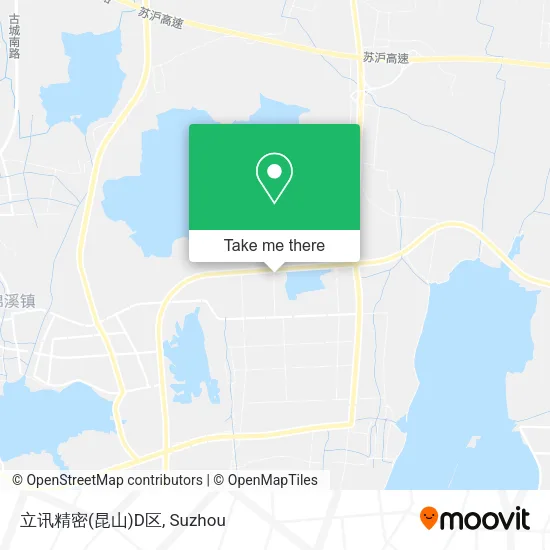 立讯精密(昆山)D区 map