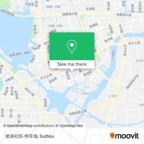 淞涛社区-停车场 map