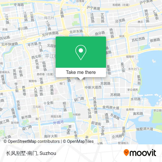 长风别墅-南门 map