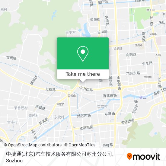 中捷通(北京)汽车技术服务有限公司苏州分公司 map