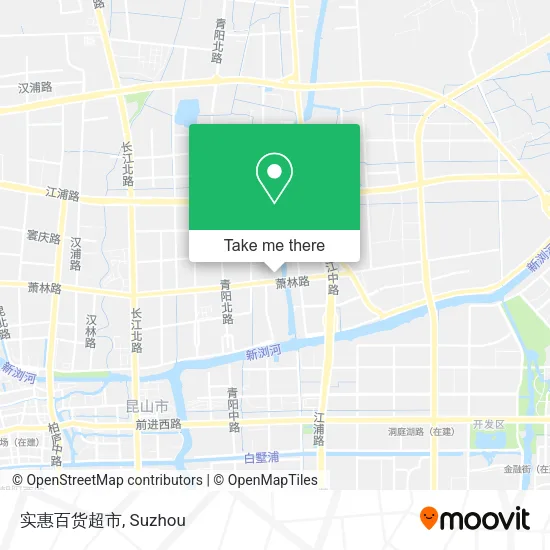 实惠百货超市 map