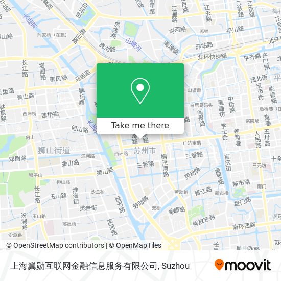 上海翼勋互联网金融信息服务有限公司 map