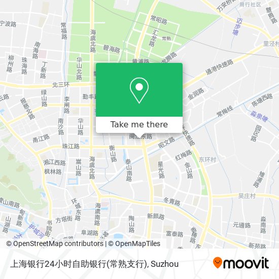 上海银行24小时自助银行(常熟支行) map