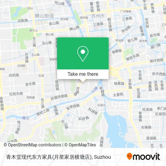 青木堂现代东方家具(月星家居横塘店) map