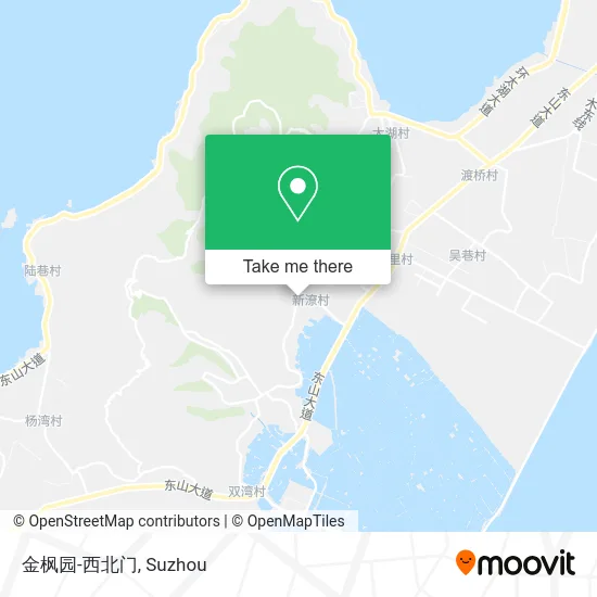 金枫园-西北门 map