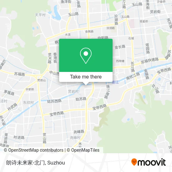 朗诗未来家-北门 map