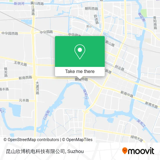 昆山欣博机电科技有限公司 map