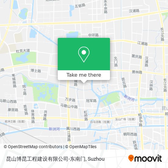 昆山博昆工程建设有限公司-东南门 map