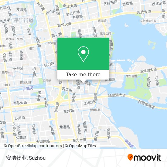 安洁物业 map