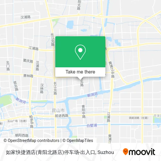如家快捷酒店(青阳北路店)停车场-出入口 map