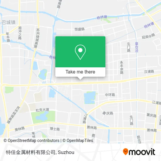 特佳金属材料有限公司 map
