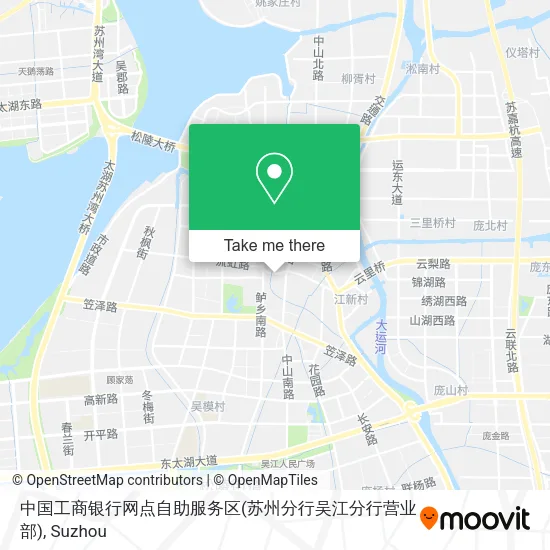 中国工商银行网点自助服务区(苏州分行吴江分行营业部) map