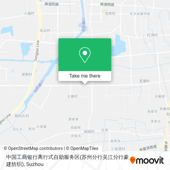 中国工商银行离行式自助服务区(苏州分行吴江分行豪建纺织) map
