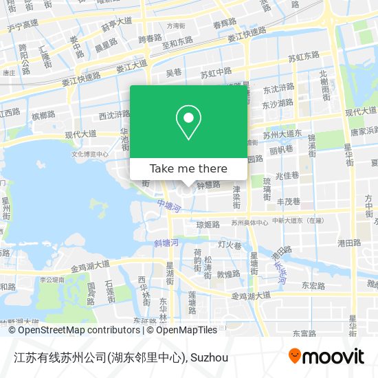 江苏有线苏州公司(湖东邻里中心) map