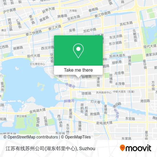 江苏有线苏州公司(湖东邻里中心) map