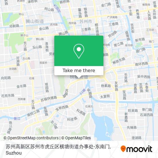 苏州高新区苏州市虎丘区横塘街道办事处-东南门 map