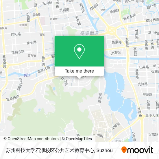 苏州科技大学石湖校区公共艺术教育中心 map