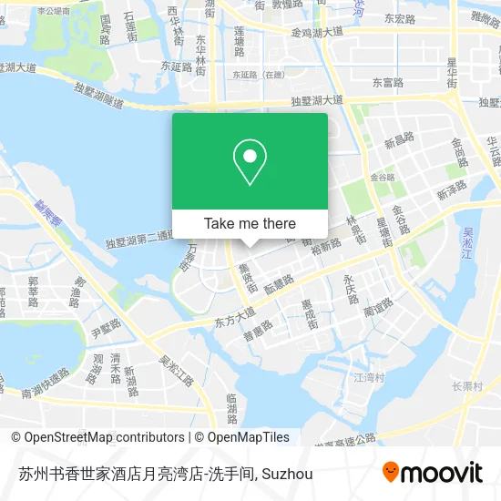 苏州书香世家酒店月亮湾店-洗手间 map
