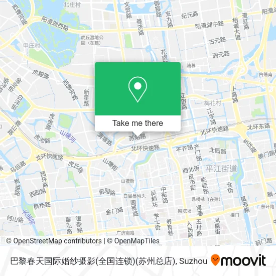 巴黎春天国际婚纱摄影(全国连锁)(苏州总店) map