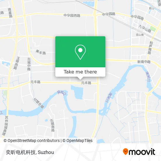 奕昕电机科技 map
