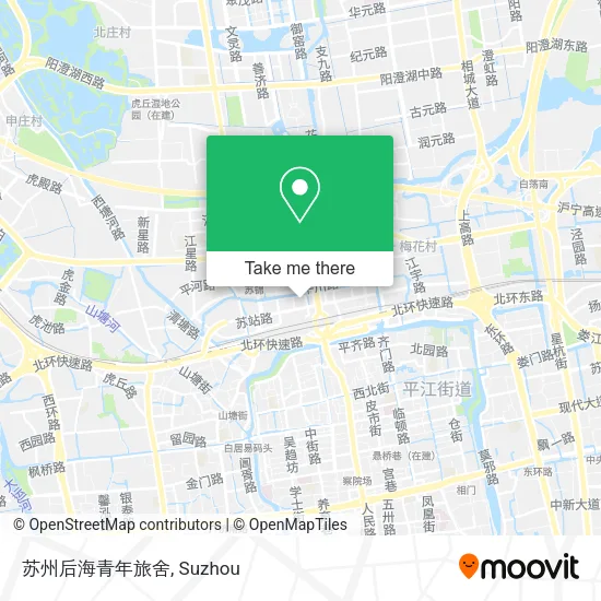 苏州后海青年旅舍 map