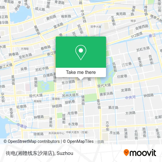 街电(湘赣线东沙湖店) map