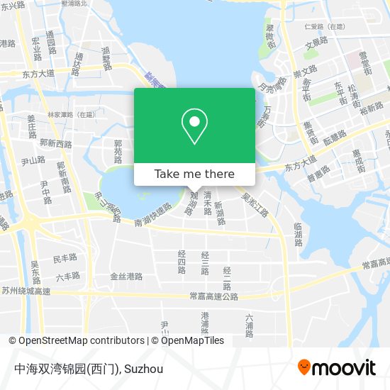 中海双湾锦园(西门) map