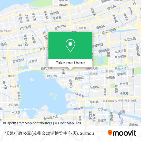 沃姆行政公寓(苏州金鸡湖博览中心店) map