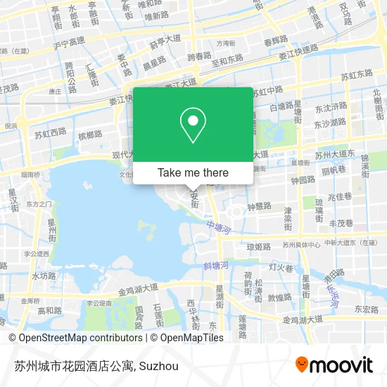 苏州城市花园酒店公寓 map