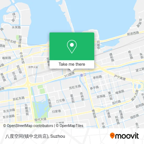 八度空间(镇中北街店) map