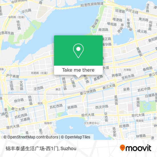 锦丰泰盛生活广场-西1门 map