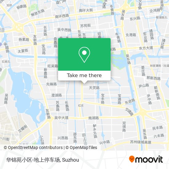 华锦苑小区-地上停车场 map