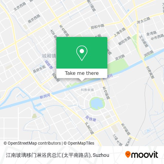 江南玻璃移门淋浴房总汇(太平南路店) map