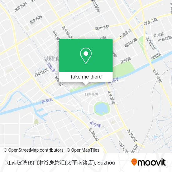 江南玻璃移门淋浴房总汇(太平南路店) map
