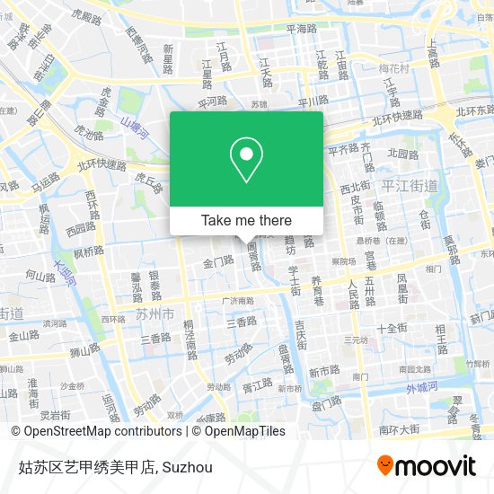 姑苏区艺甲绣美甲店 map