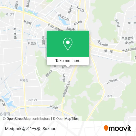 Medpark南区1号楼 map
