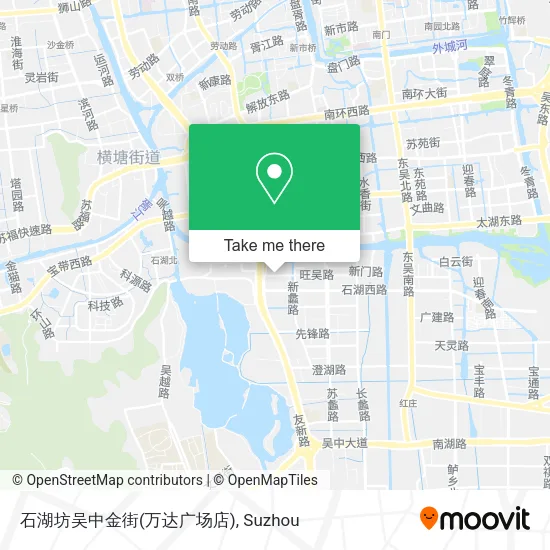 石湖坊吴中金街(万达广场店) map