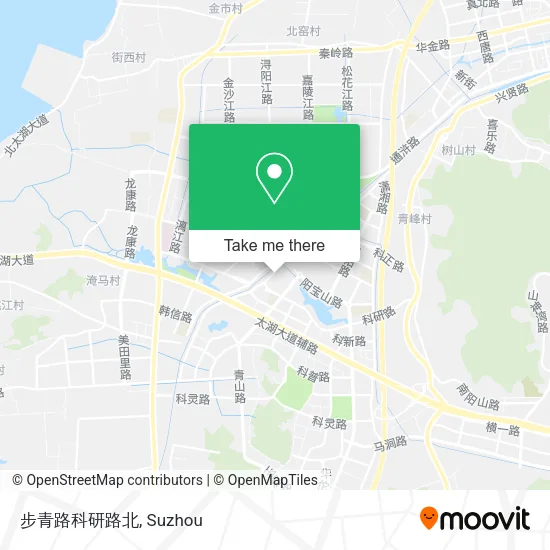 步青路科研路北 map