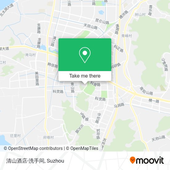 清山酒店-洗手间 map