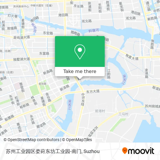 苏州工业园区娄葑东坊工业园-南门 map