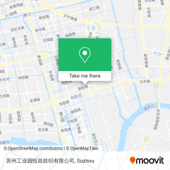 苏州工业园恒昌纺织有限公司 map