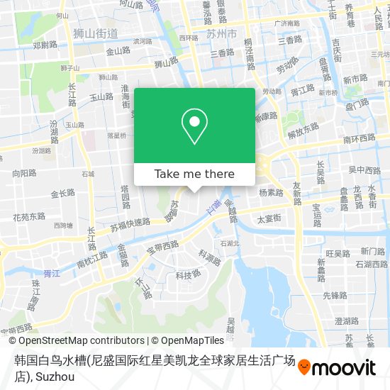 韩国白鸟水槽(尼盛国际红星美凯龙全球家居生活广场店) map